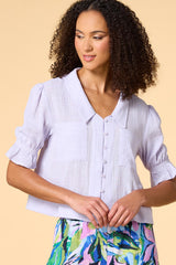 french lavender shirt Versona Sale