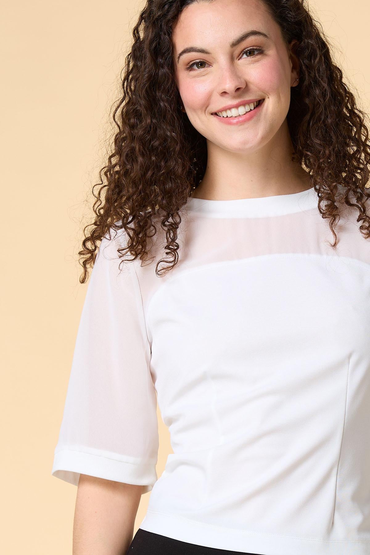 sheer and dear top Versona Sale