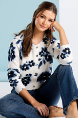 pretty pansy cardigan Versona Sale