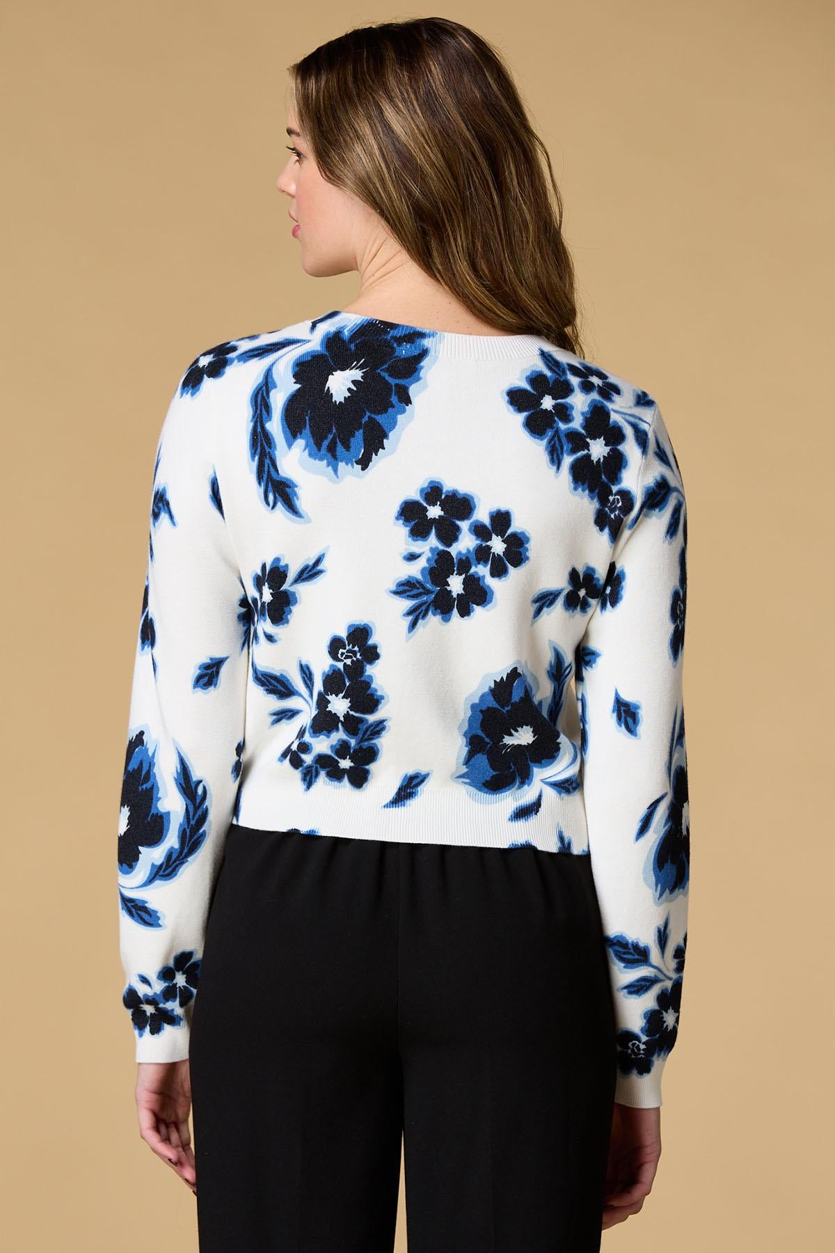 pretty pansy cardigan Versona Sale
