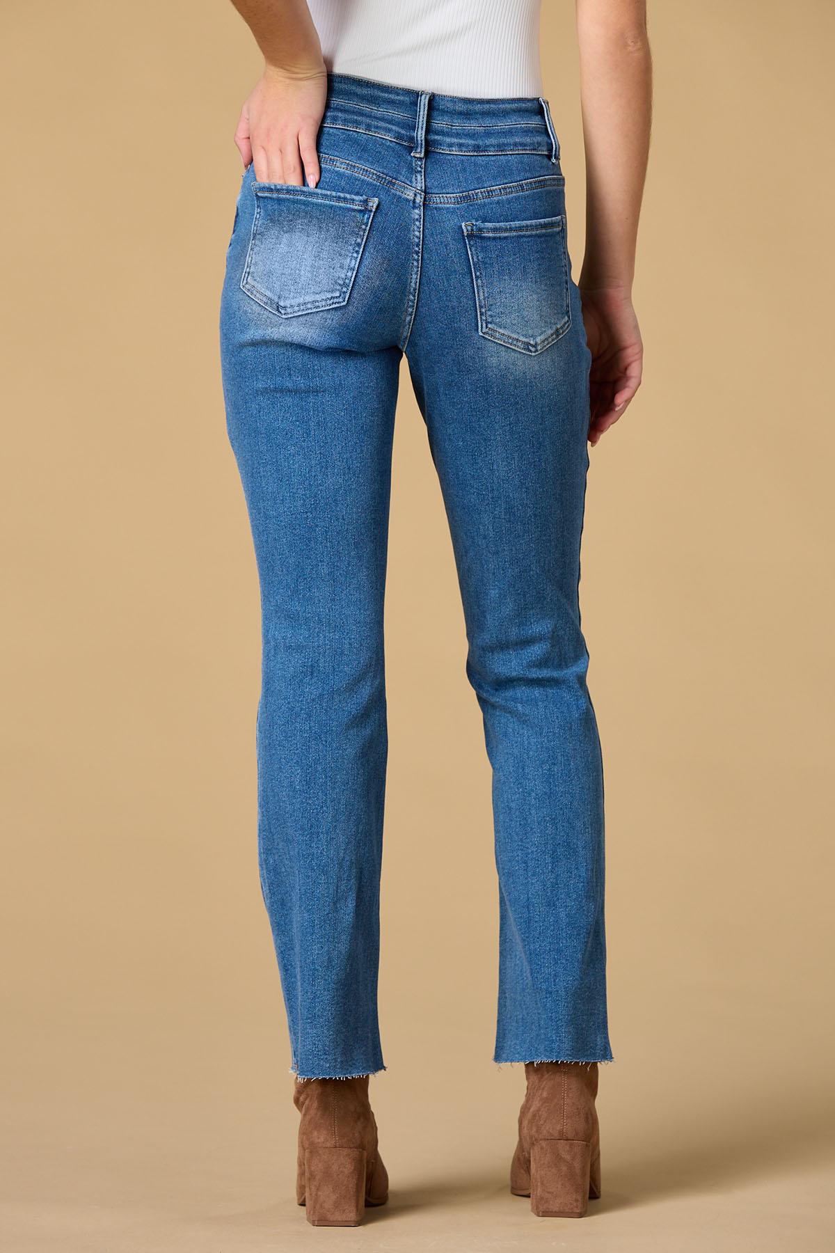 fray along jeans Versona Sale