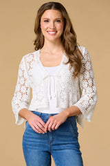 dainty by design crochet cardigan Versona Sale