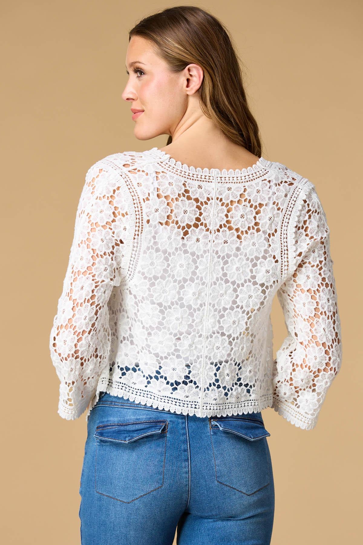 dainty by design crochet cardigan Versona Sale