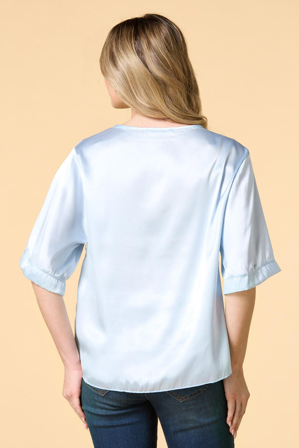 smooth it over satin top Versona Sale