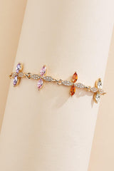 multicolor floral pull tie bracelet Versona Sale